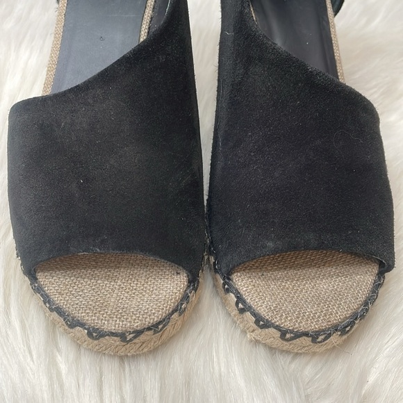 VINCE Sonora Peep Toe Suede Espadrilles - Picture 5 of 12